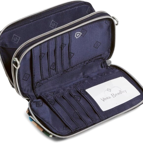 Women's Performance Twill All in One Crossbody Purse with RFID Protection - Picture 4 of 5